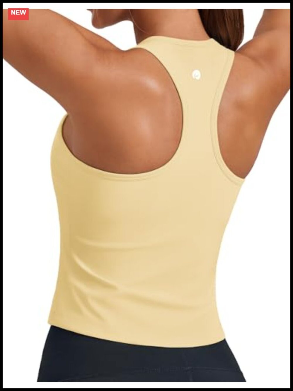 Built in Bra Racerback Workout Tank Top Athletic Yoga Pilates Gym